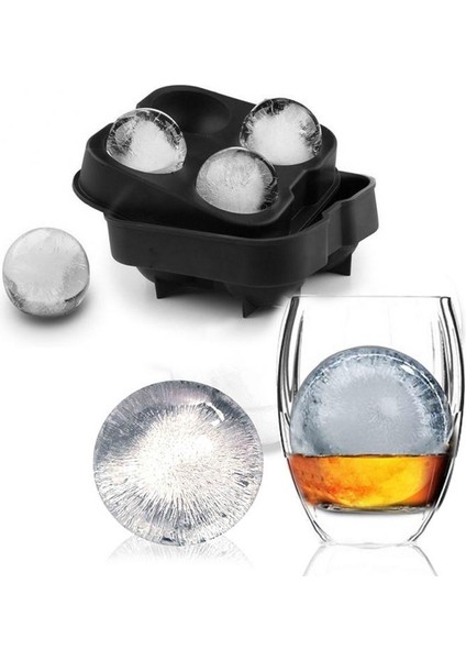Siyah Viski Buz Küpü Makinesi Topu Kalıp Kalıp Tuğla Yuvarlak Çubuk Aksesuarları Yüksek Kalite Siyah Renk Buz Kalıp Mutfak Gereçleri (Yurt Dışından) fırsatları