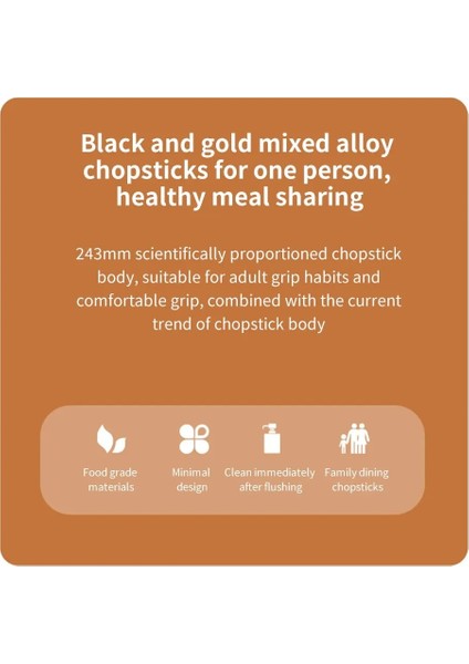 Siyah 5 Çift Yeniden Kullanılabilir Mildewproof Kaymaz Ev Klasik Serisi Alaşım Çin Yemek Çubukları (Yurt Dışından) indirimleri