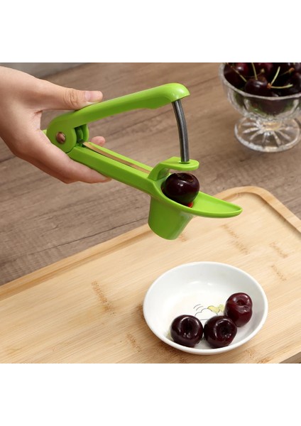 Açık Yeşil Mutfak Aksesuarları Alet Araçları Kiraz Çekirdeği Temizleme Zeytin Çekirdeği Sökücü Meyve Çekirdeği Gadget Çekirdeksiz Meyve Accessori Kolay (Yurt Dışından) fırsatları