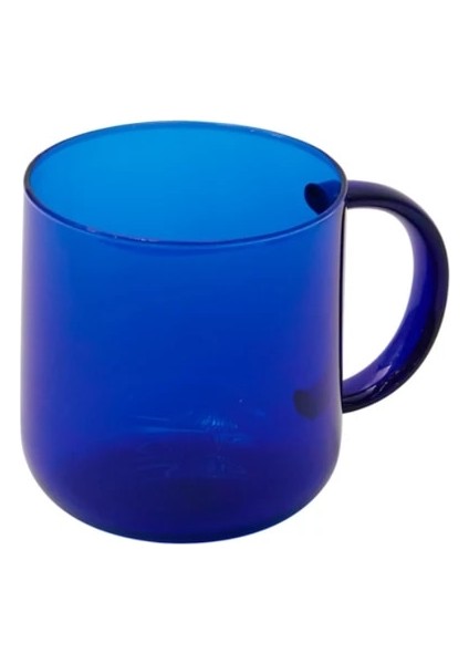 Mavi Kupa 350 ml Isıya Dayanıklı Cam Renkli Kahve Kulplu Bardaklar Ev Süt Kahvaltı Fincan Iskandinav Modern Kupa Içme Bardakları (Yurt Dışından)