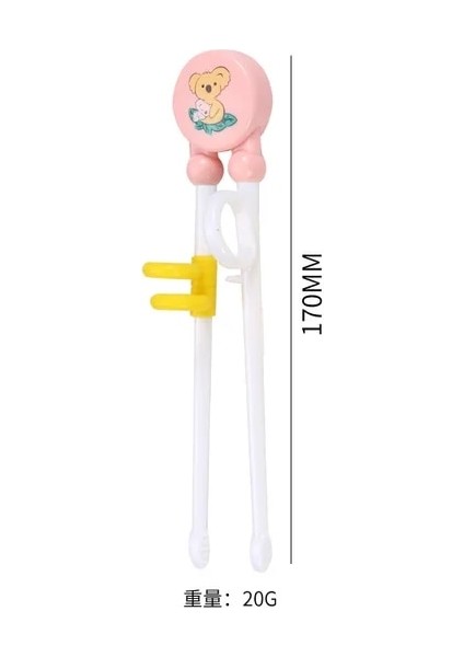 Opp 4 1 Çift Öğrenme Çubuklarını Eğitim Düzeltme Sevimli Kedi Bebek Çocuk Çocuk Çin Çubuklarını Öğrenci Plastik Mutfak Sofra (Yurt Dışından)