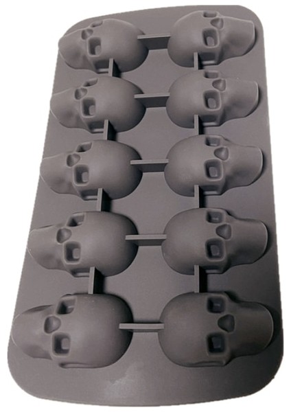 Kahve-10 Delik 10/12 Hücreler Kafatası Buz Küpü Kalıp Silikon Buz Küpü Tepsi Buz Küpü Makinesi Dıy Viski Kokteyl Buz Topu Kalıp Çikolata Pasta Kalıp (Yurt Dışından)