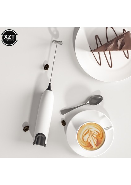 B Elektrikli Süt Köpürtücü Mutfak Içecekleri Köpürtücü Çırpma Mikser Karıştırıcı Kahve Cappuccino Kreması Çırpma Köpüklü Karışım Bıyık Yumurta Çırpıcı (Yurt Dışından) fiyatları