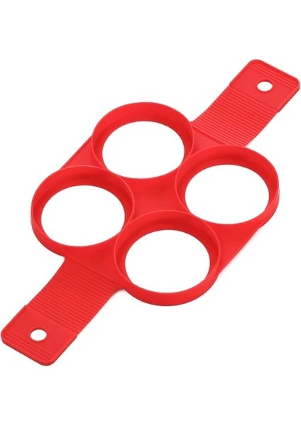 4 Delik Yuvarlak Yapışmaz Gözleme Kalıpları Halka Silikon Kızarmış Yumurta Kalıp Yeniden Kullanılabilir Gözleme Yapımcısı Yumurta Halkası Pişirme Omlet Kalıp Mutfak Pişirme Araçları (Yurt Dışından)