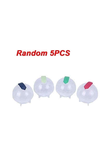 Rastgele 5 Adet 1-100 Adet 5cm Yuvarlak Top Buz Küpü Kalıp Dıy Dondurma Yapma Makinesi Plastik Buz Kalıbı Viski Buz Kalıbı Bar Aracı Mutfak Gadget Aksesuarları (Yurt Dışından)