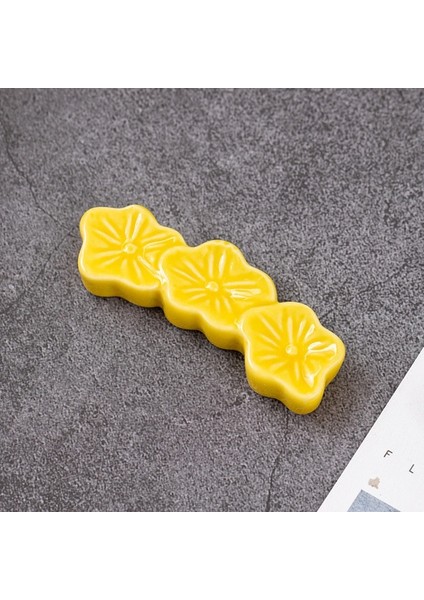 D 1 Adet Seramik Sakura Çiçekleri Çubuklarını Tutucu Kaşık Çatal Çubuk Dinlenme Standı Mutfak Gereçleri Sofra Yemek Masası Dekorasyon (Yurt Dışından)