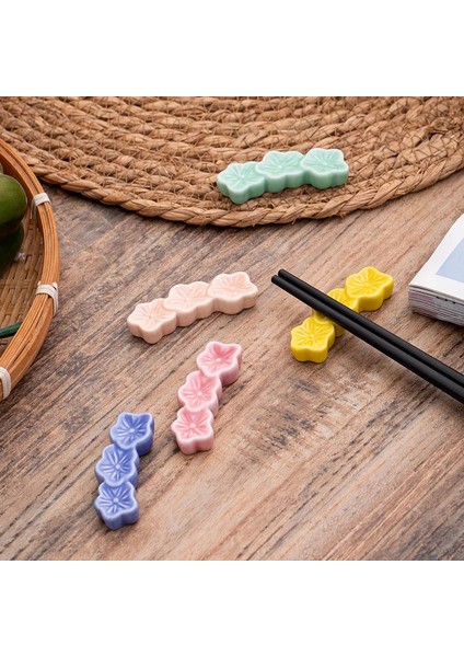 D 1 Adet Seramik Sakura Çiçekleri Çubuklarını Tutucu Kaşık Çatal Çubuk Dinlenme Standı Mutfak Gereçleri Sofra Yemek Masası Dekorasyon (Yurt Dışından) indirimleri