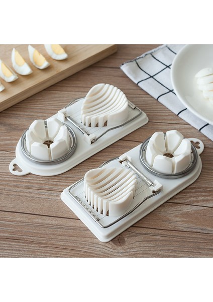 Sert Haşlanmış Yumurtalar Için Paslanmaz Çelik Telli Beyaz Yumurta Kesici Dilimleme, Çilek Için 2'si 1 Arada Paslanmaz Çelik Dilimleme Kesici (Yurt Dışından) fırsatları