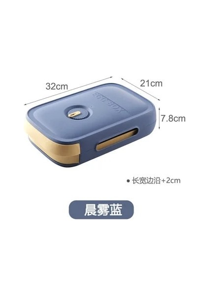 Mavi Çekmece Tipi Yumurta Saklama Kapaklı Kutu Buzdolabı Yumurta Tepsisi Kapları Yumurtayı Taze Tutma Çekmece Organizasyonu Yumurta Tutucu Dağıtıcı (Yurt Dışından)