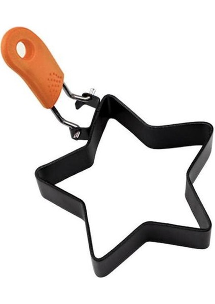 09 Yumurta Daire Güzel Yapışmaz Tencere Metal Saplı Yüksek Sıcaklık Dayanımı Kızarmış Yumurta Kalıp Yumurta Fritöz Kalp Şeklinde Kalıp (Yurt Dışından)