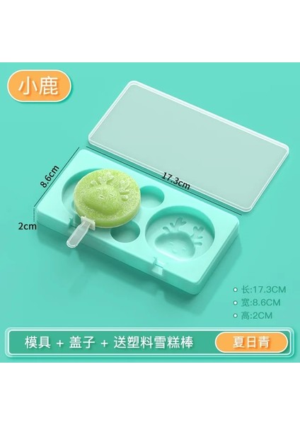 Geyik-Mavi Hayvan Dondurma Silikon Kalıp Popsicle Çikolata Kalıp Dıy El Yapımı Dondurma Kalıp Dıy Yaz Çocuk Dondurma Kalıp (Yurt Dışından) fiyatları