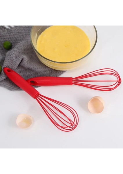 Siyah 10 Inç El Çırpma Yumurta Araçları Mikser Silikon Süt Krema Köpürtücü Mutfak Eşyaları Karıştırma Karıştırma Pişirme Gadget (Yurt Dışından) indirimleri