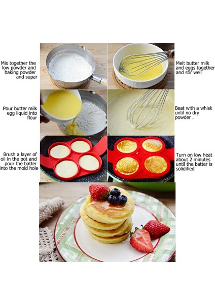 05 Silikon Yumurta Halkası Gözleme Yapımcısı Kalıp Yeniden Kullanılabilir Yapışmaz Kızarmış Yumurta Şekillendirici Omlet Kalıpları Mutfak Pişirme Pişirme Aksesuarları Için (Yurt Dışından)
