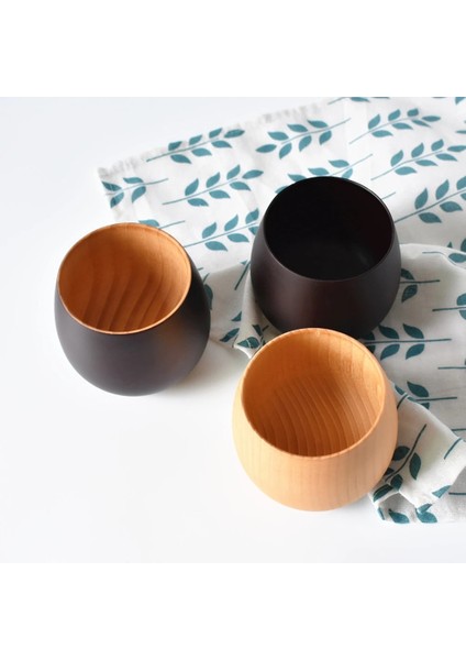 Ana Renk 200-300 ml Ahşap Büyük Göbek El Yapımı Doğal Ladin Ahşap Bardak Bira Çay Kahve Süt Su Bardağı Mutfak Bar Drinkware Dropshipping (Yurt Dışından) modelleri