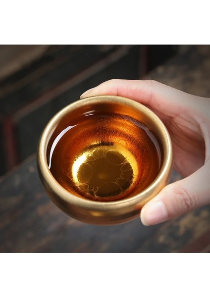 Hh 999 Altın Jianzhan Master Cup Yüksek Kaliteli Tianmu Pinming Kupa (Yurt Dışından)