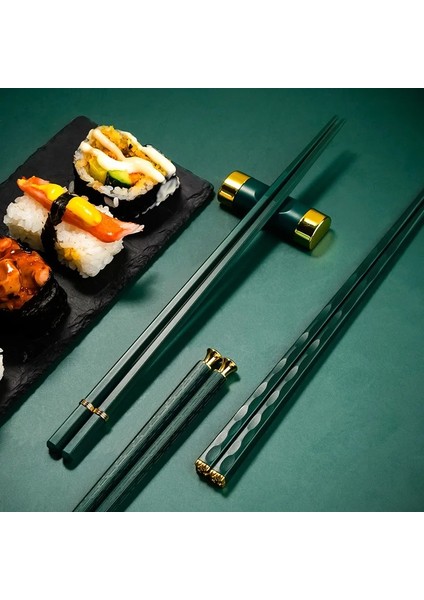 5 Çift Katong 5 Çift Yüksek Kaliteli Japon Kaymaz Çubuklarını Kore Ev Otel Restoran Suşi Çubuklarını Için Taşınabilir Sağlıklı Gıda Çubuğu (Yurt Dışından) indirimleri