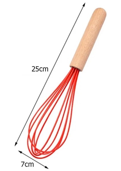 1 Adet Kırmızı 1 Adet Manuel Yumurta Çırpıcı Paslanmaz Çelik Silikon Balon Çırpma Krema Mikser Karıştırma Karıştırma Çırpma Balon Bobin Tarzı Yumurta Araçları (Yurt Dışından)