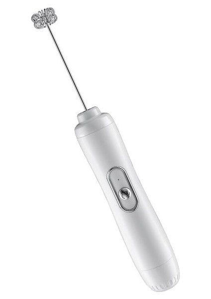 Beyaz 1 Adet El Elektrikli Süt Köpürtücü Yumurta Çırpıcı Makinesi Mutfak Içecek Köpürtücü Karıştırıcı Kahve Kreması Çırpma Köpüklü Karıştırma Araçları (Yurt Dışından)