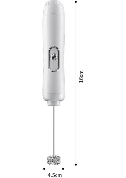 Beyaz 1 Adet El Elektrikli Süt Köpürtücü Yumurta Çırpıcı Makinesi Mutfak Içecek Köpürtücü Karıştırıcı Kahve Kreması Çırpma Köpüklü Karıştırma Araçları (Yurt Dışından) indirimleri
