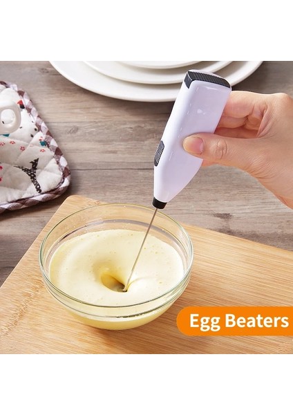 Siyah Yumurta Çırpıcılar Mini Elektrikli El Yumurta Çırpıcılar Yumurta Çırpıcı Kahve Krem Süt Çay Blender Ev Mutfak Aksesuarları (Yurt Dışından)