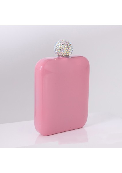 Huni 6 Oz Kadın Cep Şişesi Elmas Paslanmaz Çelik Şişe Alkol Için Taşınabilir Küçük Viski Şarap Şişesi Hediye Kadınlar Için (Yurt Dışından)