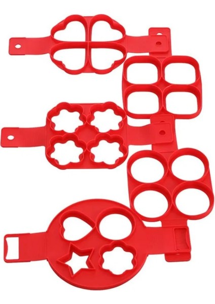 Yuvarlak 1 Adet Silikon Yapışmaz Fantastik Yumurta Gözleme Yapımcısı Halka Mutfak Pişirme Omlet Kalıpları Flip Ocak Yumurta Halkası Kalıp Bakeware Araçları (Yurt Dışından) modelleri