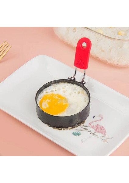 Mavi Yapışmaz Omlet Yumurta Halkaları Yuvarlak Crumpet Halka Kalıp Şekillendirici Ingilizce Muffin Gözleme Pişirme Kalbur Mutfak Aksesuarları (Yurt Dışından) fırsatları
