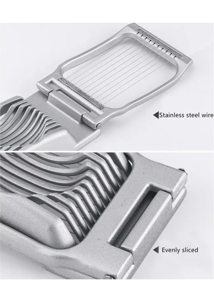 Çok Fonksiyonlu Yumurta Kesici Paslanmaz Çelik Yumurta Dilimleme Kaynatın Yumurta Kesici Splitter Bölücüler Mutfak Alet Ev Aksesuarları (Yurt Dışından) fiyatları