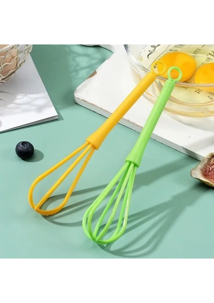 Sarı Yumurta Çırpıcı Yaratıcı Mutfak Pişirme Aracı Ev Krem Çırpıcı Çocuk Kılavuzu Mini Plastik Yumurta Çırpıcı Gıda Sınıfı Tencere (Yurt Dışından)
