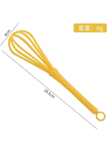 Sarı Yumurta Çırpıcı Yaratıcı Mutfak Pişirme Aracı Ev Krem Çırpıcı Çocuk Kılavuzu Mini Plastik Yumurta Çırpıcı Gıda Sınıfı Tencere (Yurt Dışından)