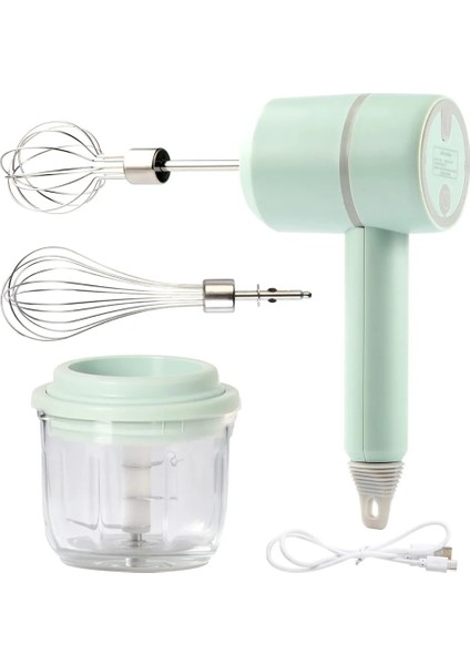Tek Çubuk Taşınabilir Blender Mikser Mutfak Aletleri El Mikseri Elektrikli Gıda Işlemci Seti Süt Köpürtücü Yumurta Çırpıcı Kek Pişirme Yoğurma Mikseri (Yurt Dışından)