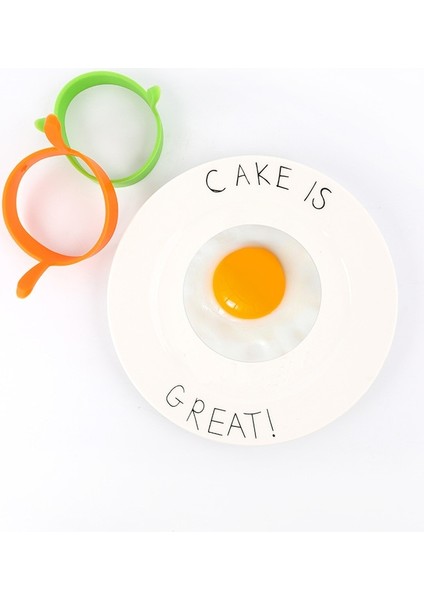 Turuncu 1 Adet Gıda Sınıfı Silikon Kahvaltı Omlet Halkası Kızarmış Yumurta Kalıp Yumurta Halkası Gözleme Pişirme Dıy Aracı Kızartma Yumurta Kalıpları Mutfak Aracı (Yurt Dışından)