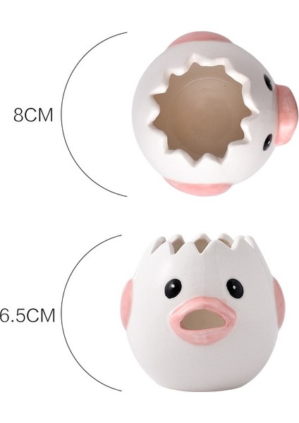 Pembe Yaratıcı Seramik Yumurta Bölücüler Yumurta Sarısı Ayırıcı Araçları Pişirme Için Mutfak Alet Aracı Otomatik Ayırma Civciv Yumurta Bölücü (Yurt Dışından) fiyatları