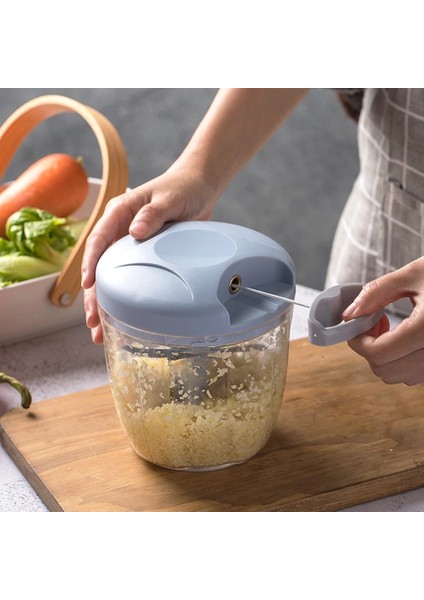 500 ml Pembe 500/900 ml Döndür Sarımsak Presi Kırıcı Sebze Soğan Kesici Manuel Kıyma Makinesi Kıyma Sarımsak Kıyıcı Parçalayıcı Mutfak Aletleri (Yurt Dışından)