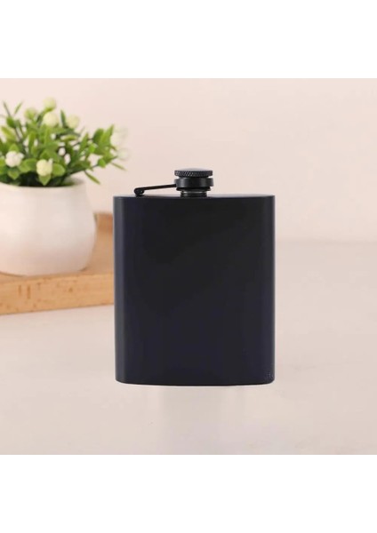 M 6/7/8 Oz Taşınabilir Likör Şişesi Paslanmaz Çelik Cep Şişesi Mat Siyah Şarap Viski Şişesi Flagon Petaca Alkol Фляжка Для Алкоголя (Yurt Dışından) indirimleri