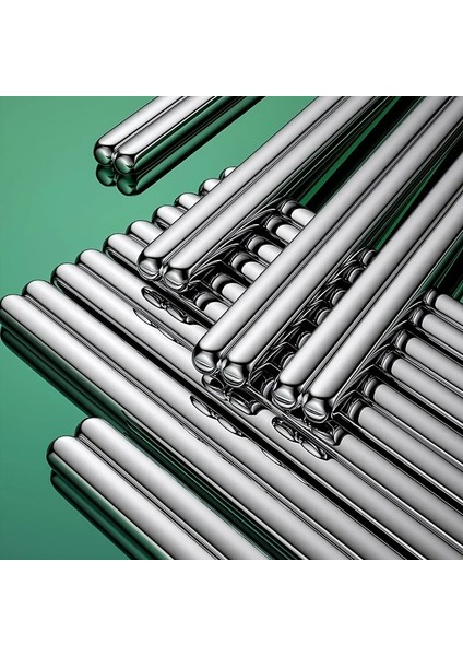 5 Çift 5 Çift Çin Yemek Çubukları Metal Yeniden Kullanılabilir Suşi Çubukları Kaymaz Paslanmaz Çelik Yemek Çubukları Bulaşık Makinesinde Yıkanabilir (Yurt Dışından)