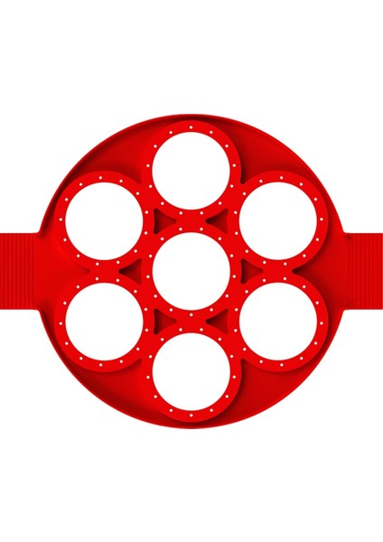 Siyah Silikon Gözleme Yapımcısı Çoklu Şekiller 7 Delik Yapışmaz Pişirme Kalıp Halkası Kızarmış Yumurta Kalıpları Aile Pişirme Mutfak Aletleri Için (Yurt Dışından) fırsatları