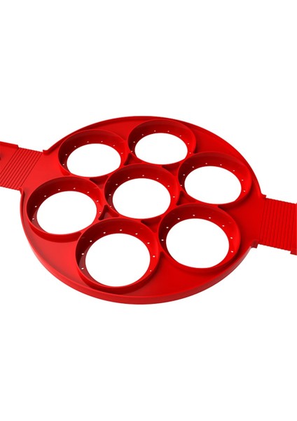 Siyah Silikon Gözleme Yapımcısı Çoklu Şekiller 7 Delik Yapışmaz Pişirme Kalıp Halkası Kızarmış Yumurta Kalıpları Aile Pişirme Mutfak Aletleri Için (Yurt Dışından) indirimleri