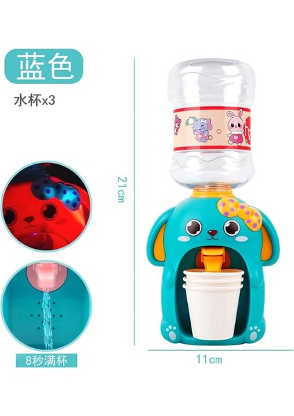 1162B-TAVŞAN Kırmızı Mini Su Sebili Simülasyon Aletleri Çocuklar Için Sevimli Ördek Tavşan LED Su Soğutucu Suyu Yapımcısı Makinesi ile Içme Çeşmesi (Yurt Dışından) modelleri