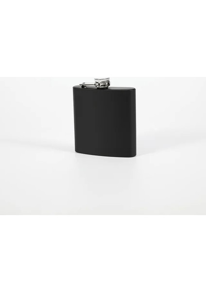 6oz Siyah Çelik Siyah Içki Matarası 6oz 7oz 8oz Rusya Flagon Renkli Boya (Yurt Dışından)
