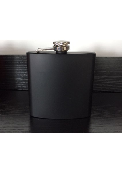 6oz Siyah Çelik Siyah Içki Matarası 6oz 7oz 8oz Rusya Flagon Renkli Boya (Yurt Dışından)