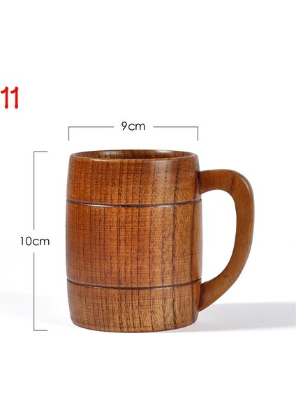 11 Ahşap Büyük Göbek Bardak El Yapımı Doğal Ladin Ahşap Bardak Bira Çay Kahve Süt Su Bardağı Mutfak Bar Drinkware Mutfak Için (Yurt Dışından)