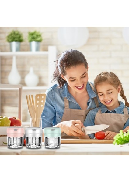 100ML-BEYAZ 100/250ML Mini Elektrikli Sarımsak Kıyıcı USB Şarj Zencefil Ezici Makinesi Sağlam Dayanıklı Biber Sebze Kırıcı Mutfak Aracı (Yurt Dışından) indirimleri