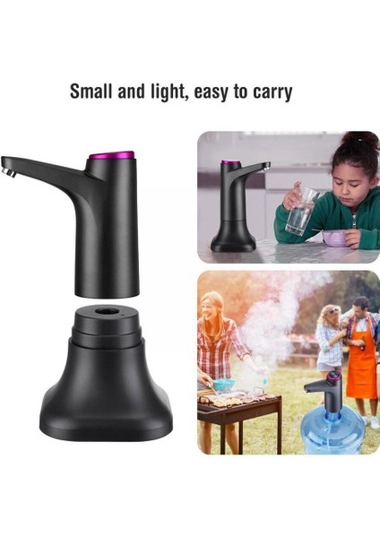 Yeşil Otomatik Su Sebili Elektrikli Su Pompası USB Şarj Edilebilir Mutfak Pompası Elektrikli Su Içme Şişesi Ofis Dağıtıcı N6J7 (Yurt Dışından) indirimleri