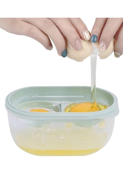 Açık Yeşil Yumurta Ayırıcı Yumurta Beyazı Ayırıcı Sarısı Filtre Saklama Kutusu Gıda Sınıfı Mutfak Aletleri Yumurta Ayırıcı Pişirme Aracı Çıkarıcı (Yurt Dışından)