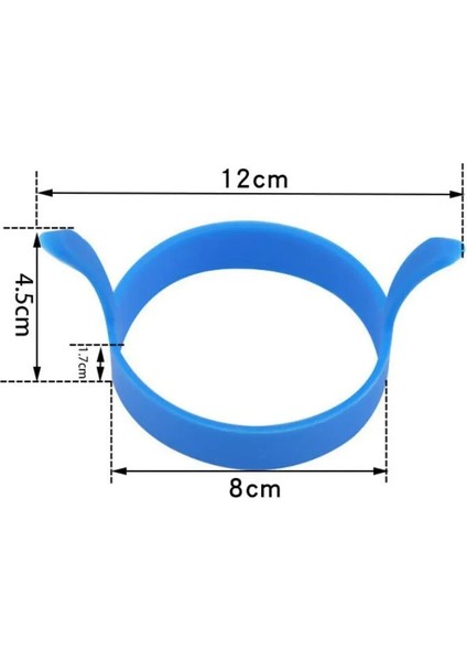Sarı 2 Adet 8x Silikon Halka Kızarmış Yumurta Kalıp Yapışmaz Gözleme Halka Kalıpları Isıya Dayanıklı Çok Fonksiyonlu Taşınabilir Yaratıcı Pişirme Için Dıy Aracı (Yurt Dışından) modelleri