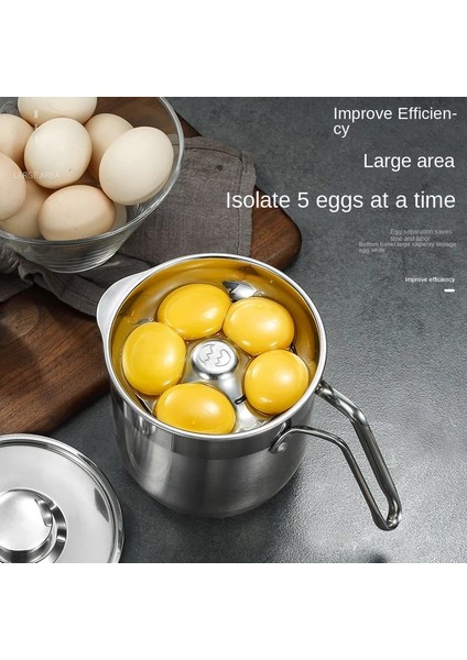 Boyut L 304 Paslanmaz Çelik Yumurta Beyaz Ayırıcı Bebek Maması Yumurta Sarısı Protein Filtresi Ev Yumurta Ayırma Üç Parçalı Set Mutfak Aletleri (Yurt Dışından) fırsatları