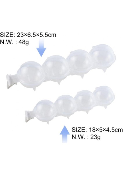Küçük 1 Adet Bar Viski Yuvarlak Buz Küpü Makinesi Plastik Büyük Top Şekli Küresel Dıy Buz Küpü Kalıp Makinesi Hızlı Dondurucu Mutfak Bar Aletleri (Yurt Dışından)