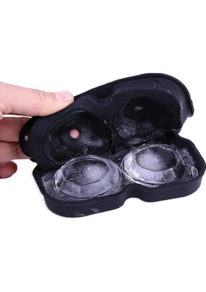 Siyah Yaratıcı Elmas Şekli Silikon Buz Küpü Makinesi 3D Kalıpları Kokteyller Viski Şarap Buz Küpü Tepsi Krem Bakeware Modeli Mutfak Aletleri (Yurt Dışından) fırsatları