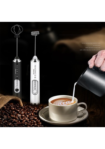5 Adet Yükseltme Siyah Elektrikli Süt Köpürtücü Köpük Makinesi Yumurta Çırpıcı Yumurta Çırpma Mikser Kahve Köpürtme Değnek USB Taşınabilir El Köpürtücü Yüksek Yumurta Hızı (Yurt Dışından)